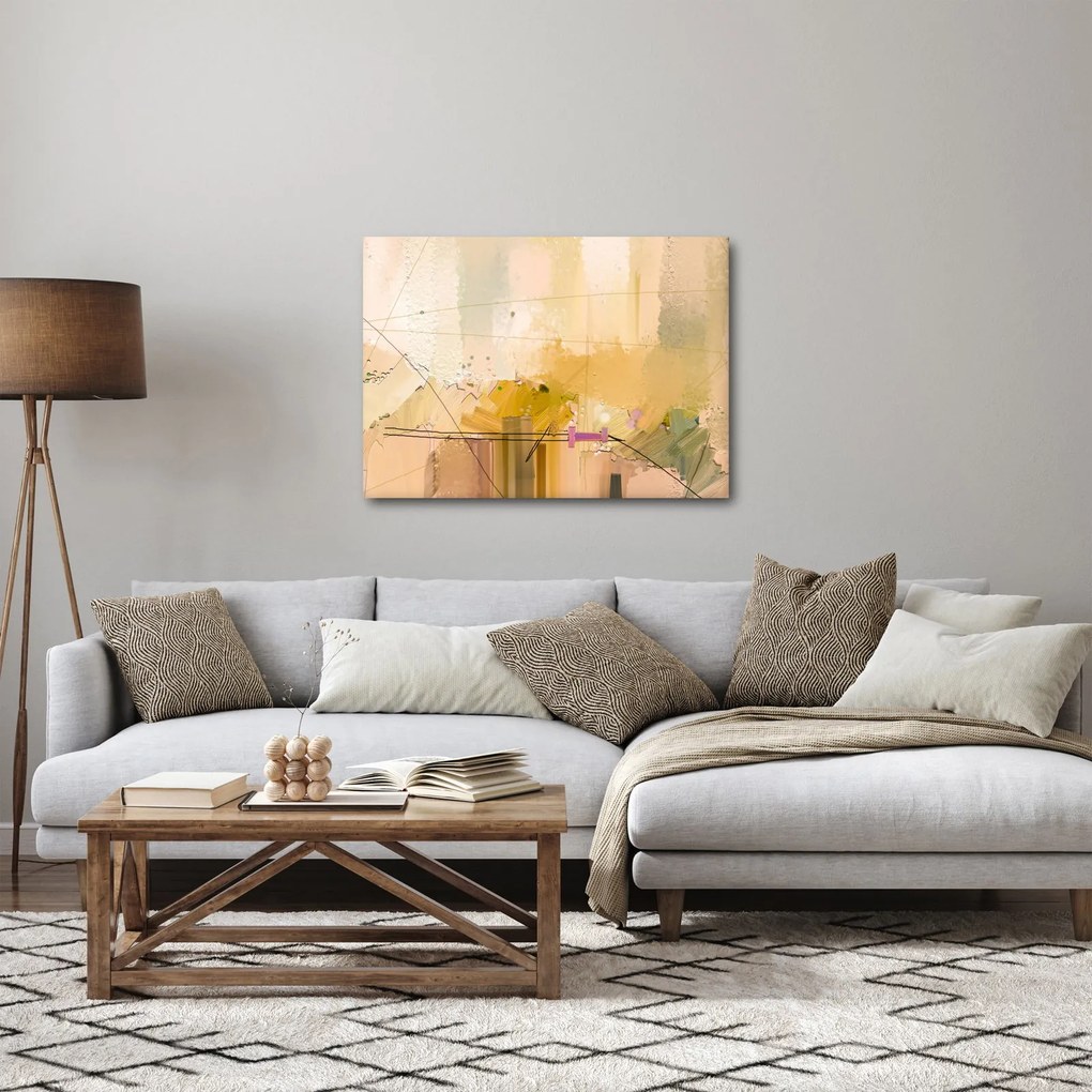 Kép - absztrakció, olajfestmény (70x50 cm)