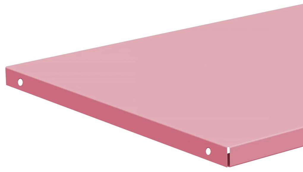 Fém polc ALEX szekrényhez, 448 x 360 x 20 mm, Fresh Style: púderrózsaszín
