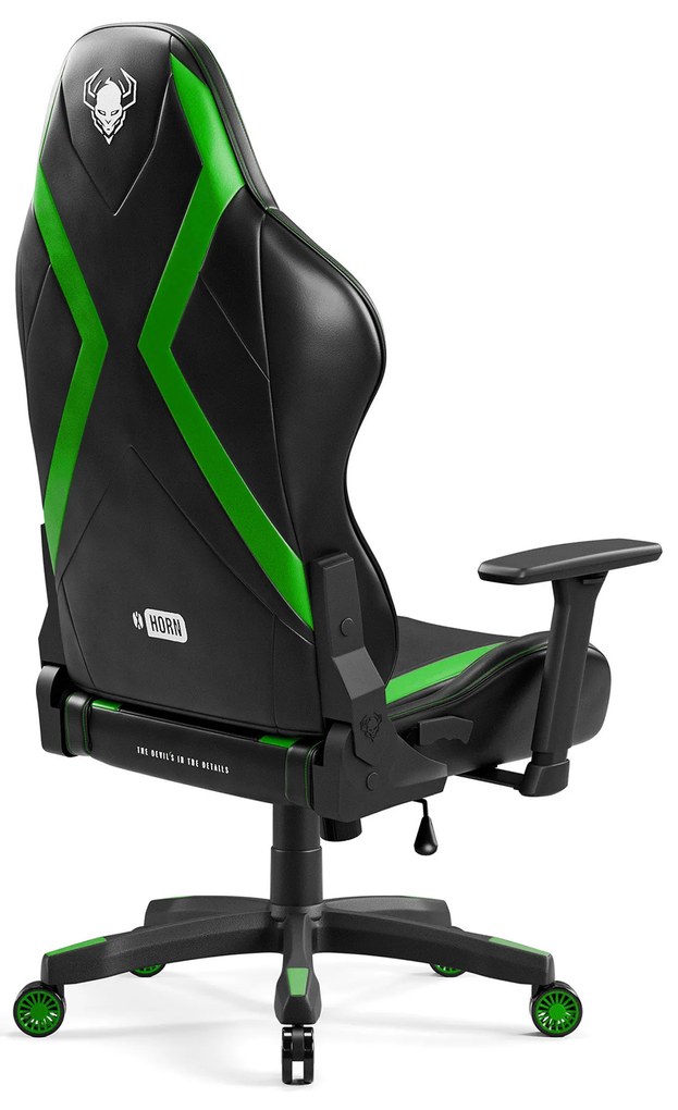 Diablo X-Horn 2.0 gamer szék Átlagos méret: Fekete-zöld