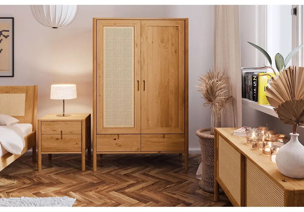 Tölgyfa ruhásszekrény 108x175 cm Pola - The Beds