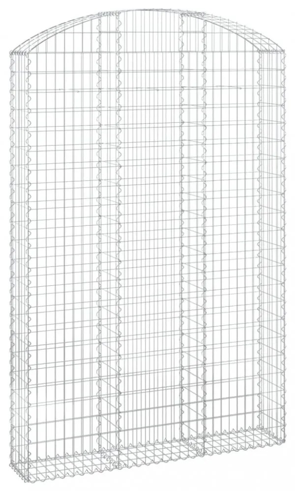 íves horganyzott vas gabion kosár 150x30x220/240 cm