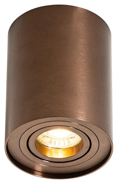 Okos mennyezeti spotlámpa sötét bronz színben, forgatható és dönthető, Wifi GU10 50mm-es - Rondoo Up