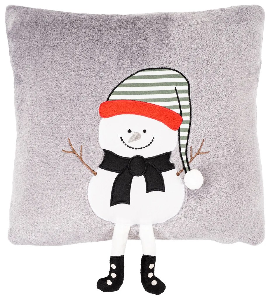 4Home Frosty Snowman karácsonyi párnahuzat, 40 x 40 cm