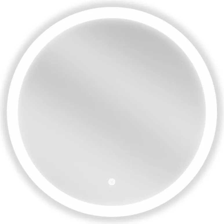 Mexen Oro megvilágított fürdőszobai tükör, kerek 60 cm, LED 6000K, páramentes - 9824-060-060-611-00