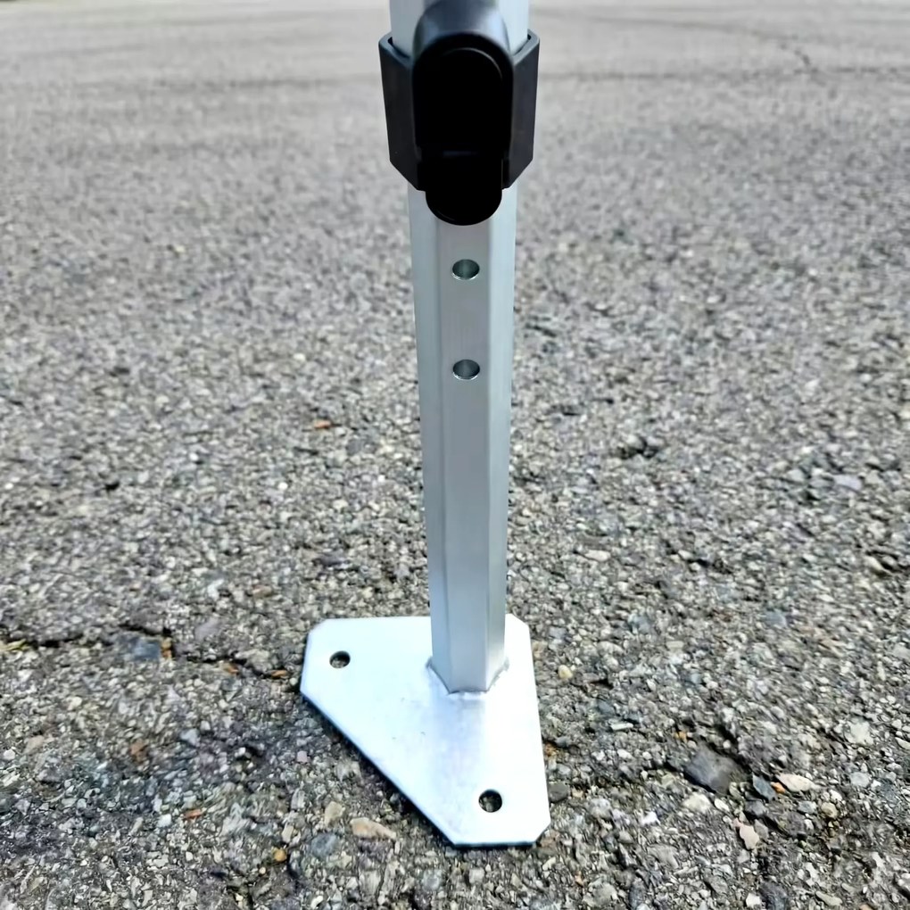 Erős Party Sátor 3x4,5 m: Az Ön kuckója a pihenéshez és az ünneplésekhez - falak nélkül - Bézs