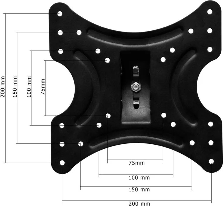 MOUNTY Fali konzol LCD TV-re 37"-ig