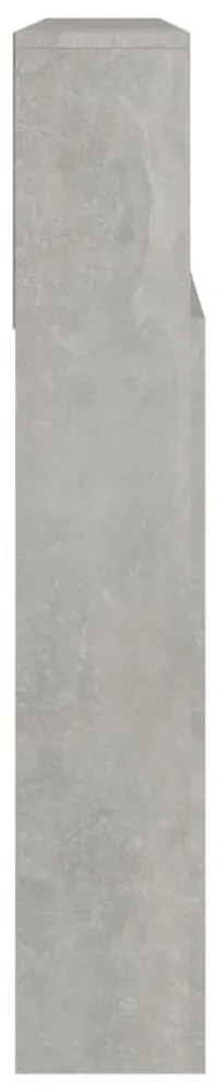 betonszürke áthidaló szekrény 220 x 19 x 103,5 cm