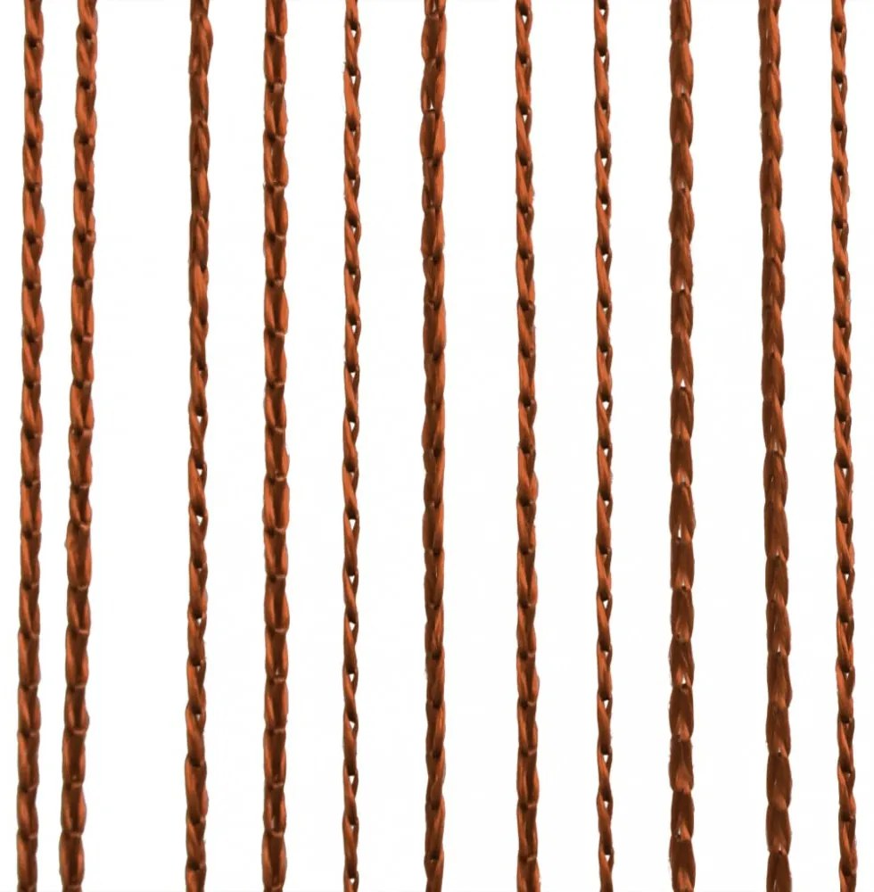 2 db barna zsinórfüggöny 100 x 250 cm
