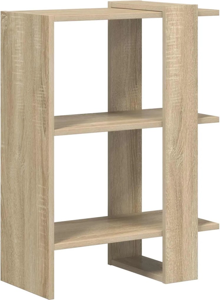 vidaXL Könyvespolc Sonoma tölgy 52 x 25 x 71,5 cm Faanyag