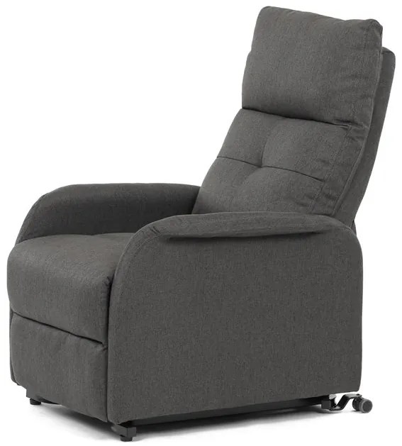 Elektromos vezérlésű szürke szövet dönthető fotel. TV-5482 GREY2