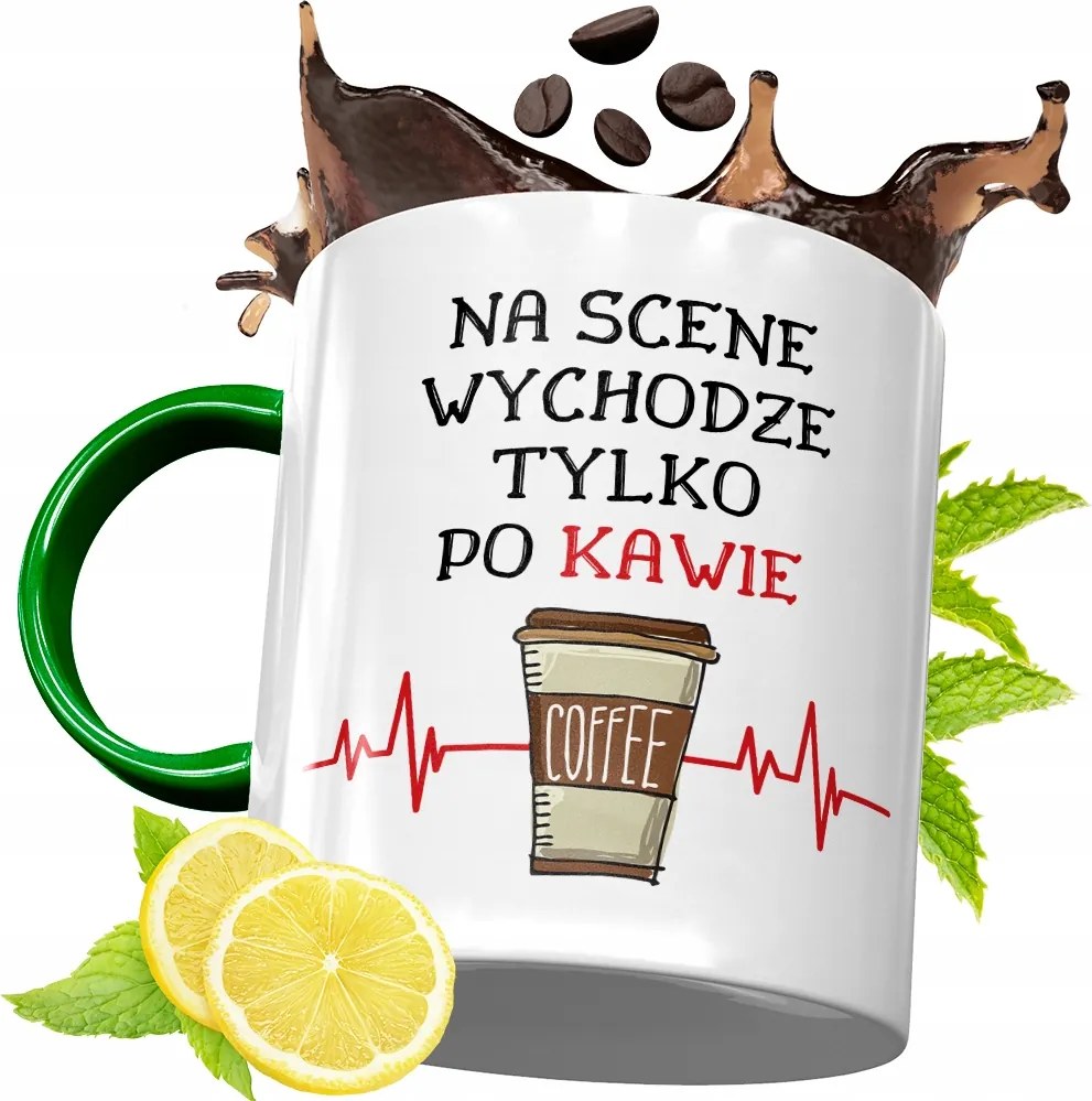 Zöld Bögre Színésznek Születésnapra Ajándék fényképes nyomtatással