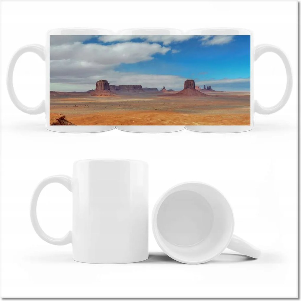 Bögre fényképpel Sivatagi kilátás