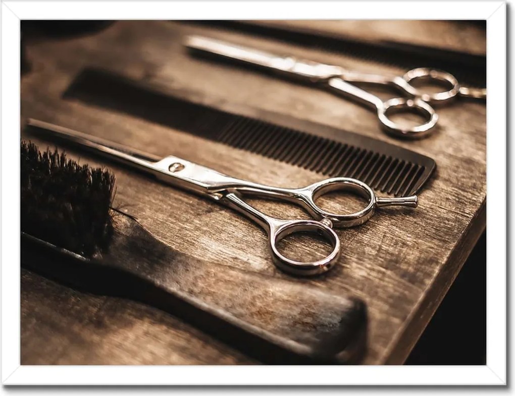 Poszterek keretben 40x30 Fodrászati kiegészítők