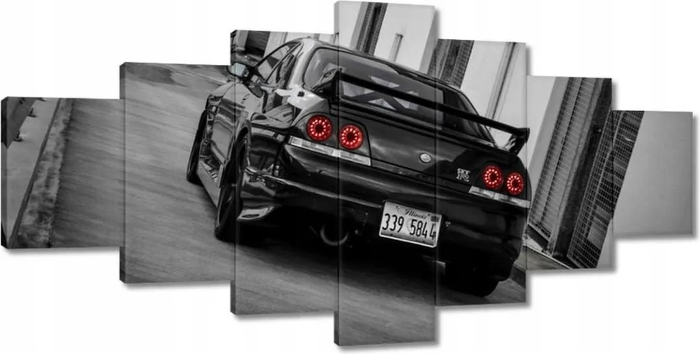 Képek 210x100 Fekete Nissan Gtr