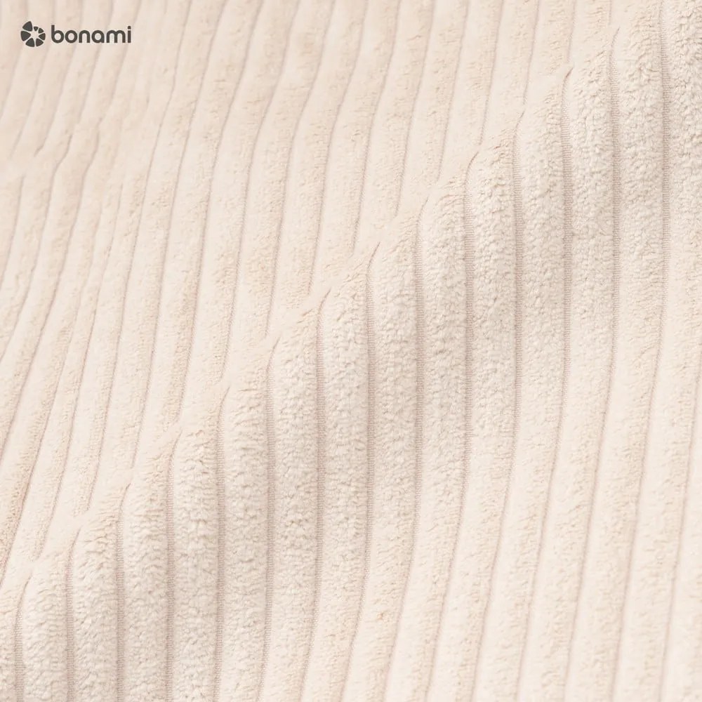 Bézs ágyneműtartós boxspring ágy 200x200 cm Lysa – Ropez