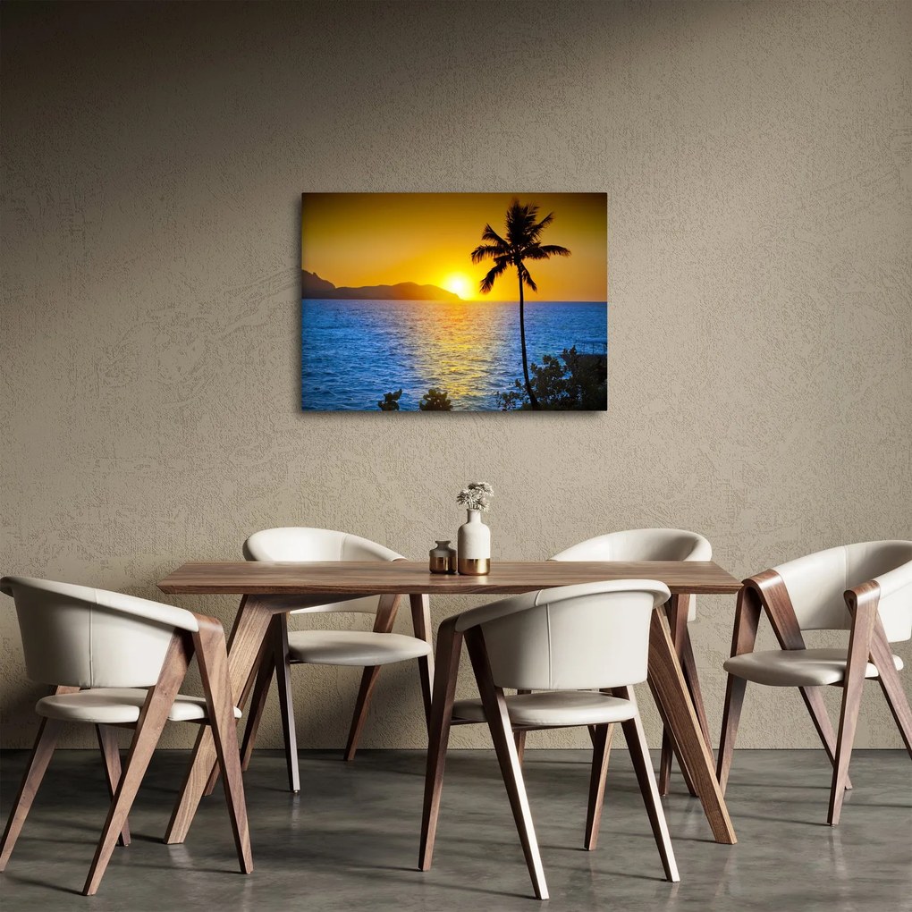 Kép - Naplemente a tenger felett (70x50 cm)