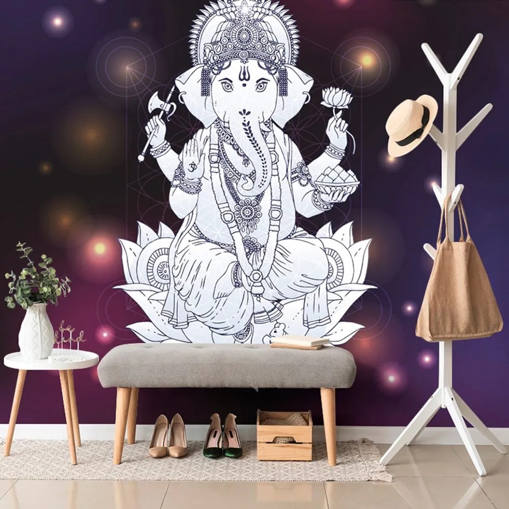 Öntapadó tapéta buddhista Ganesha