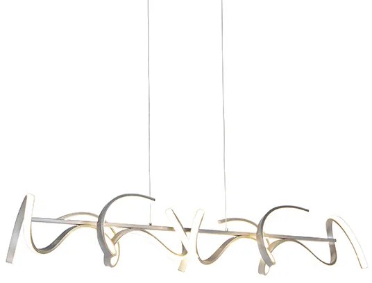 Design lógólámpa ezüst fényerőszabályzóval, LED-del - Krisscross