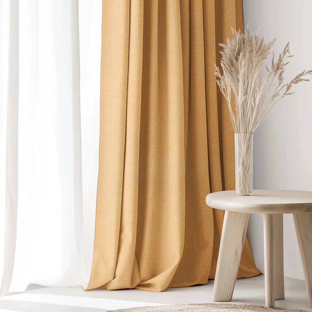 Goldea peru dekoratív drapéria - arany 140x135 cm