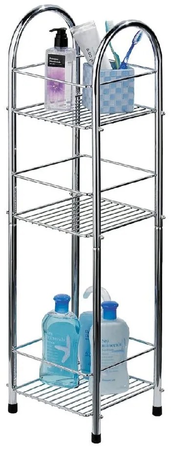 Szürke fürdőszobai polcos állvány 22x81 cm – Premier Housewares