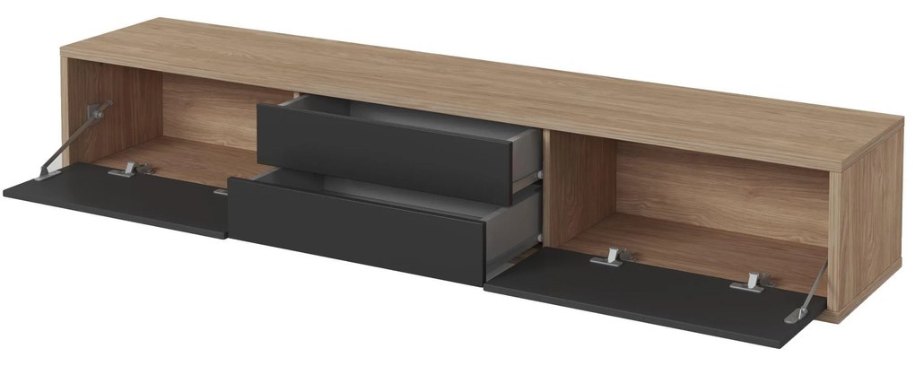 TV asztal Fiora 39 (olajozott tölgy + antracit). 1066463