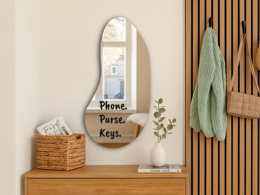 Tükör matrica S31 – Phone. Purse. Key.