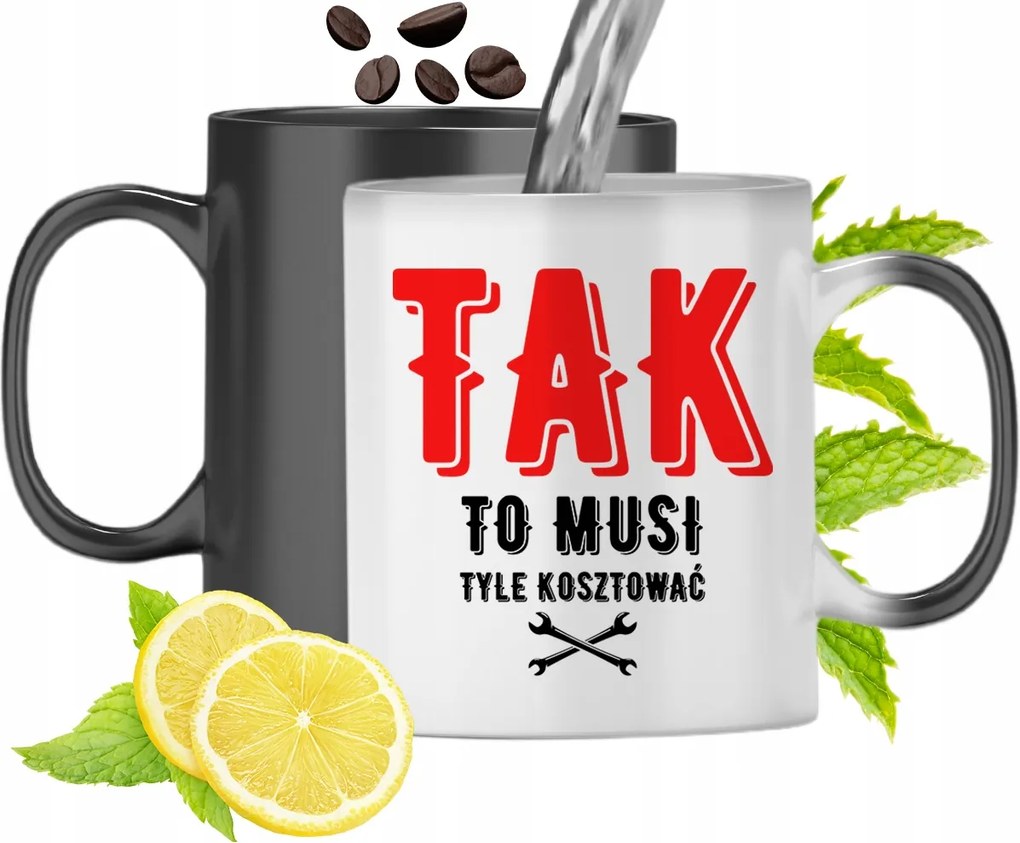 Mágikus Bögre Színváltó Mechanikusoknak, fényképes nyomtatással