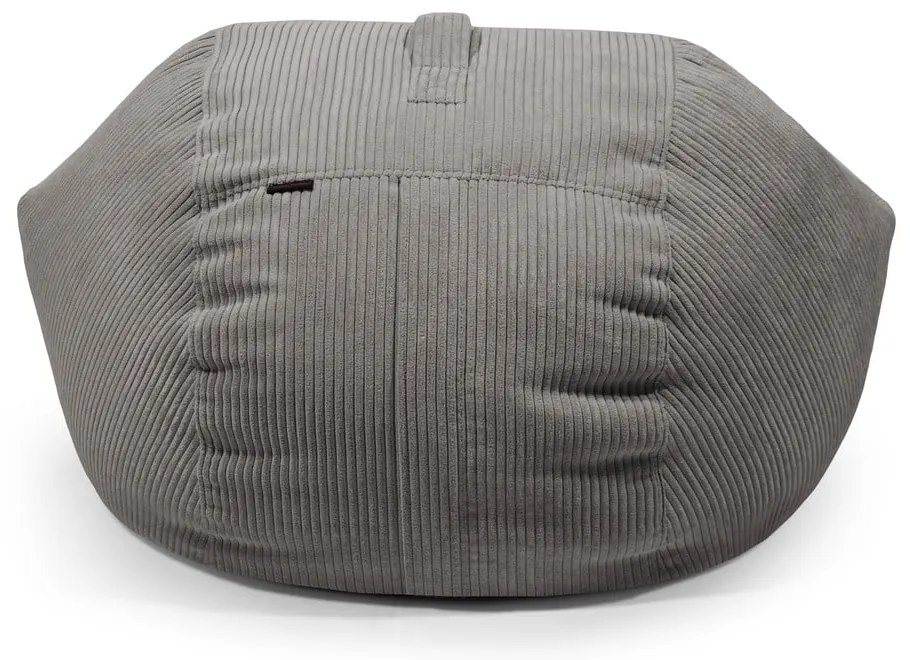 Barna kordbársony babzsákfotel Roll 105 – SLOWDOWN