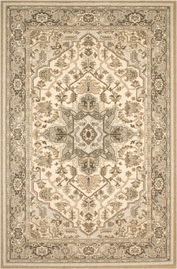 Harvey Klasszikus Gyapjúszőnyeg Világos Szürke Agnella 133x190 cm