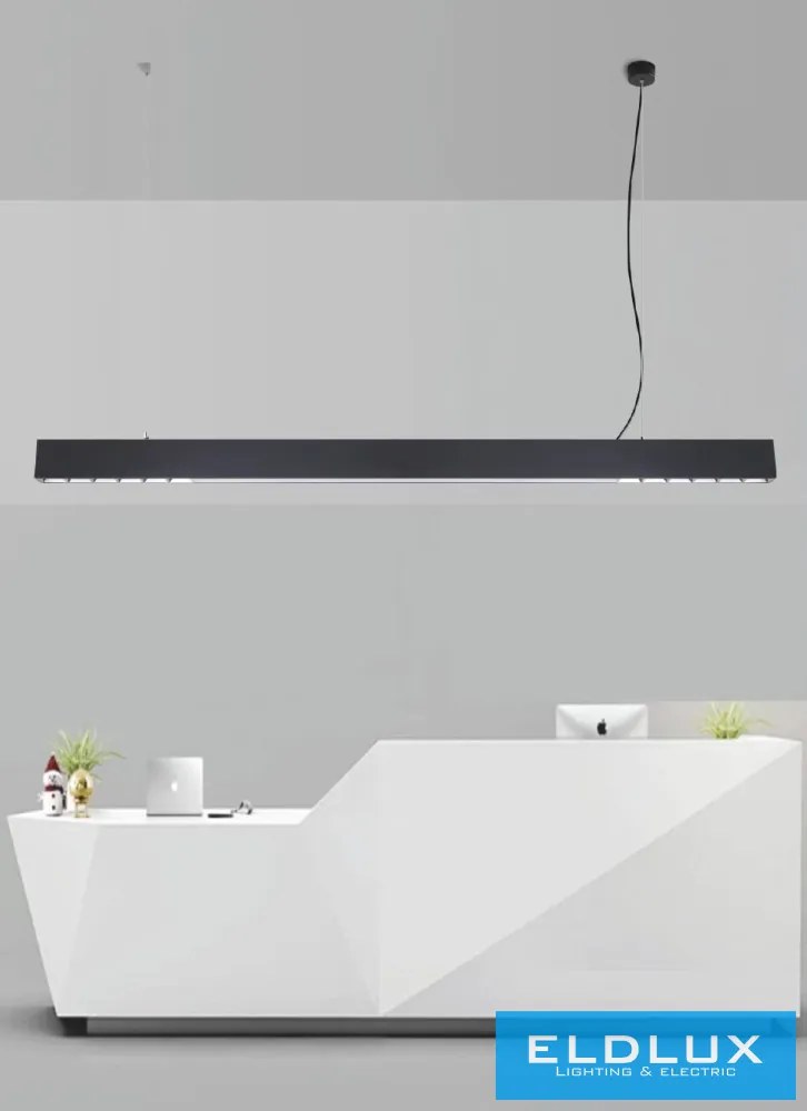 UNIVERSO Függeszték 42w 2720lm CCT IP20 Fekete 1183x56x33mm
