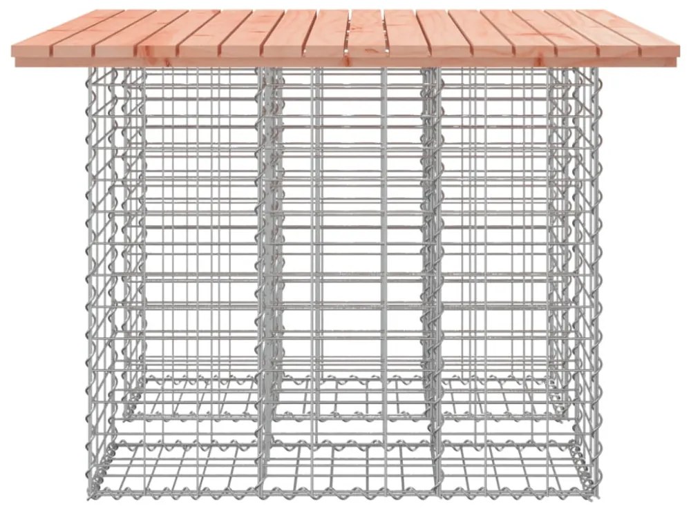 tömör duglászfenyő gabion kerti pad 100x102x72 cm