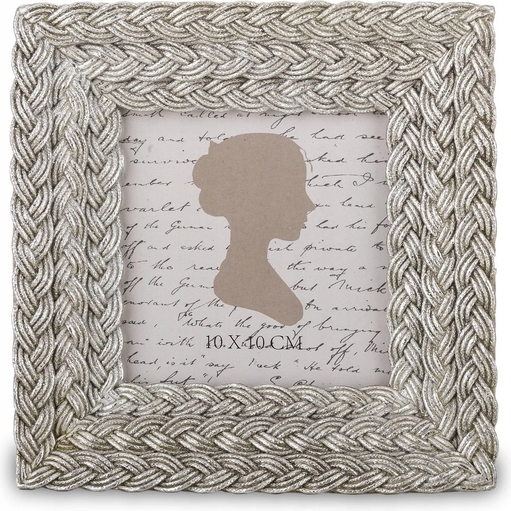 Képkeret fotókeret 10 x10 álló, ezüst