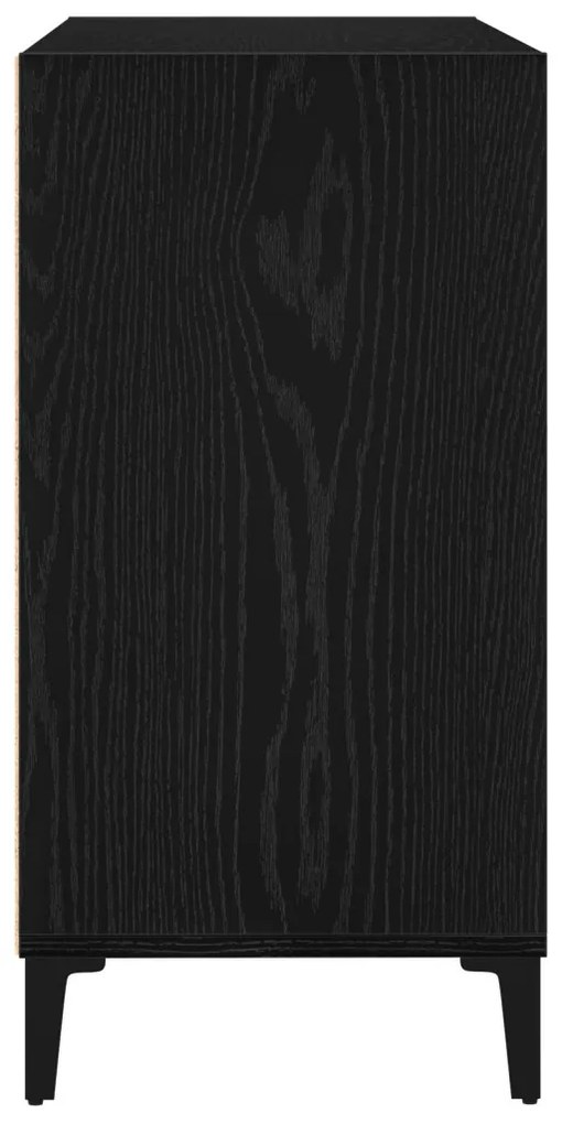 Fekete tölgy büfé 103,5x35x70 cm Műnyag