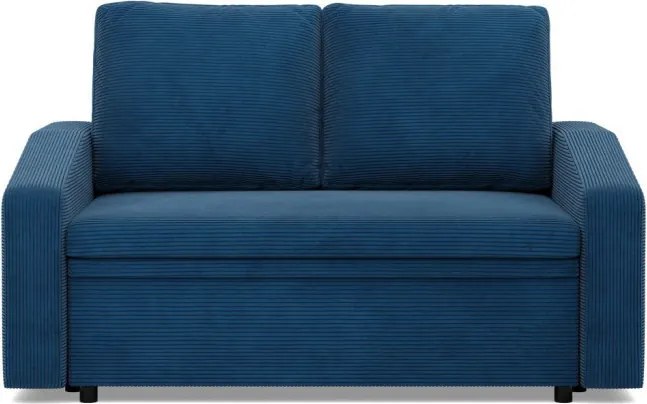 Zeus kanapé, kordbársony, hab töltet, döntött kartámasz, kék