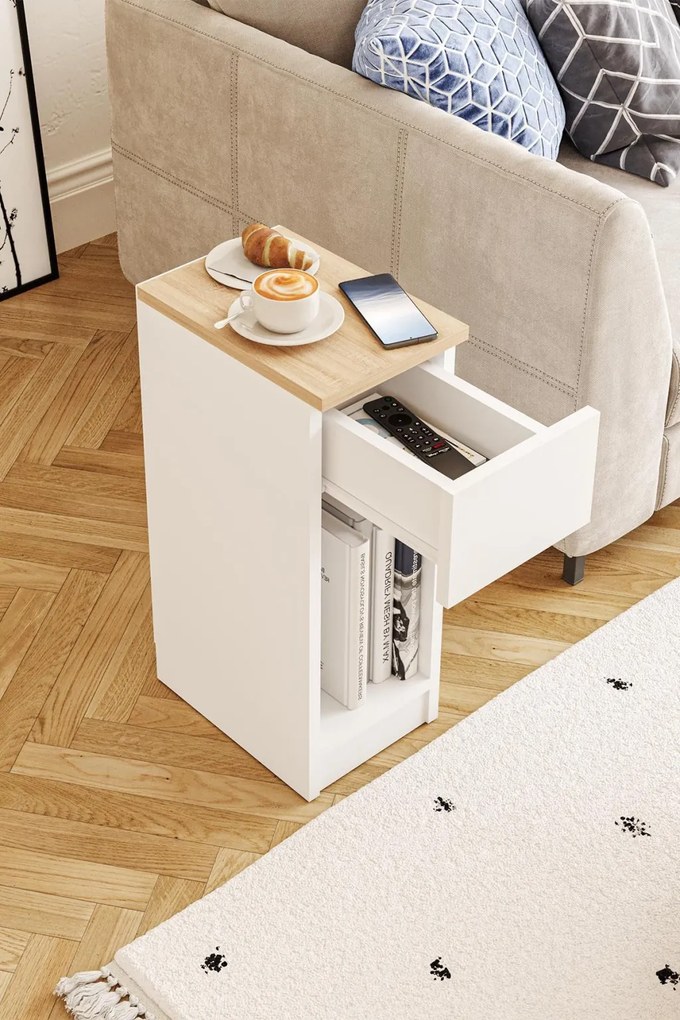 Truva - Sonomo Oak, White