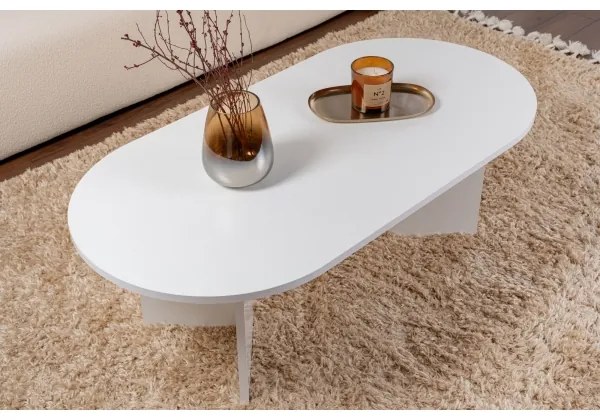 NEL fehér dohányzóasztal