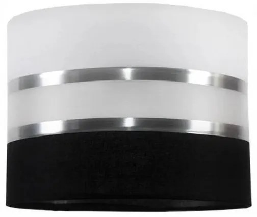 Csillár zsinóron CORAL 2xE27/60W/230V fekete-fehér