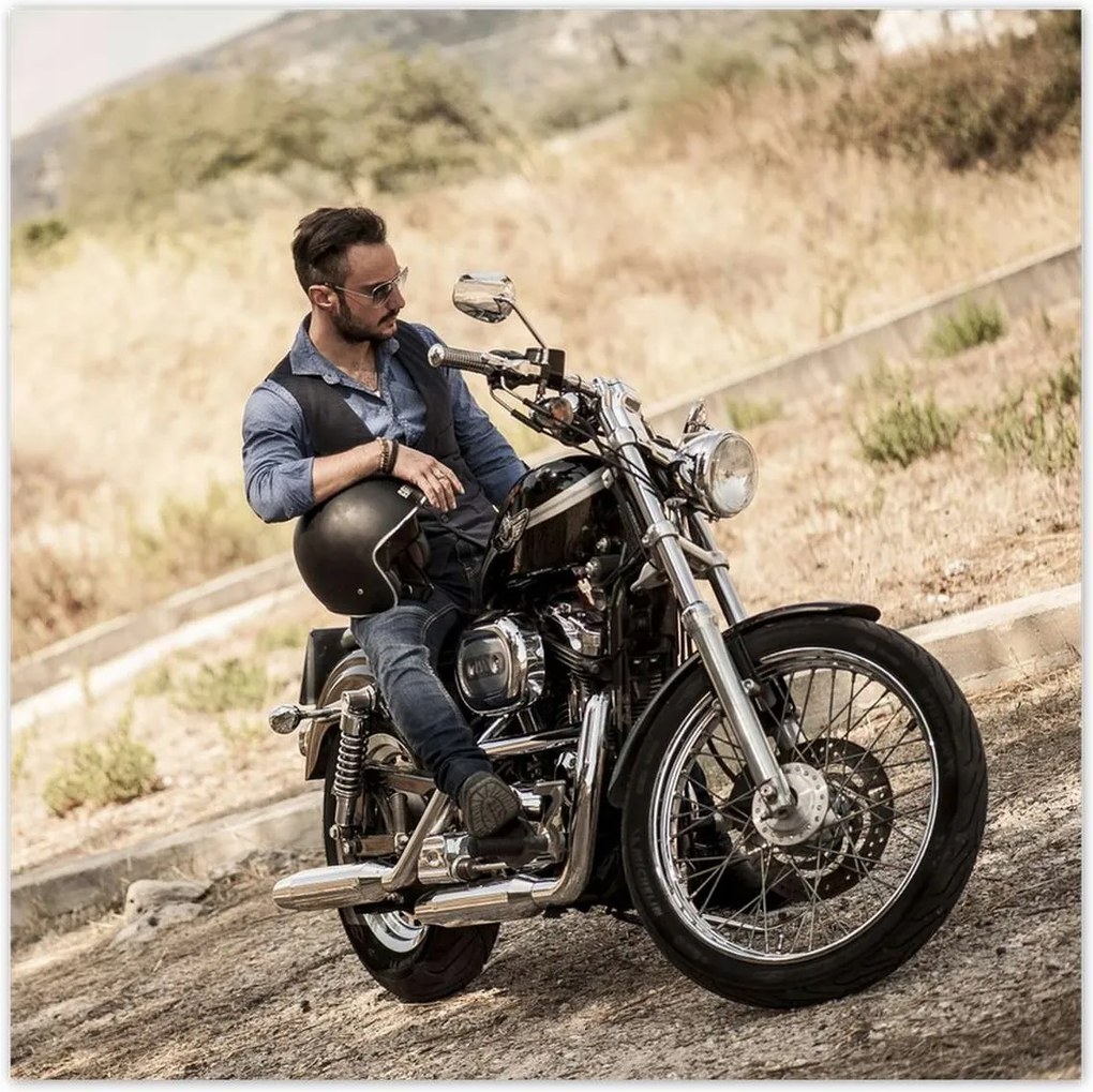 Poszterek 30x30 Motorkerékpár Klasszikus Motor