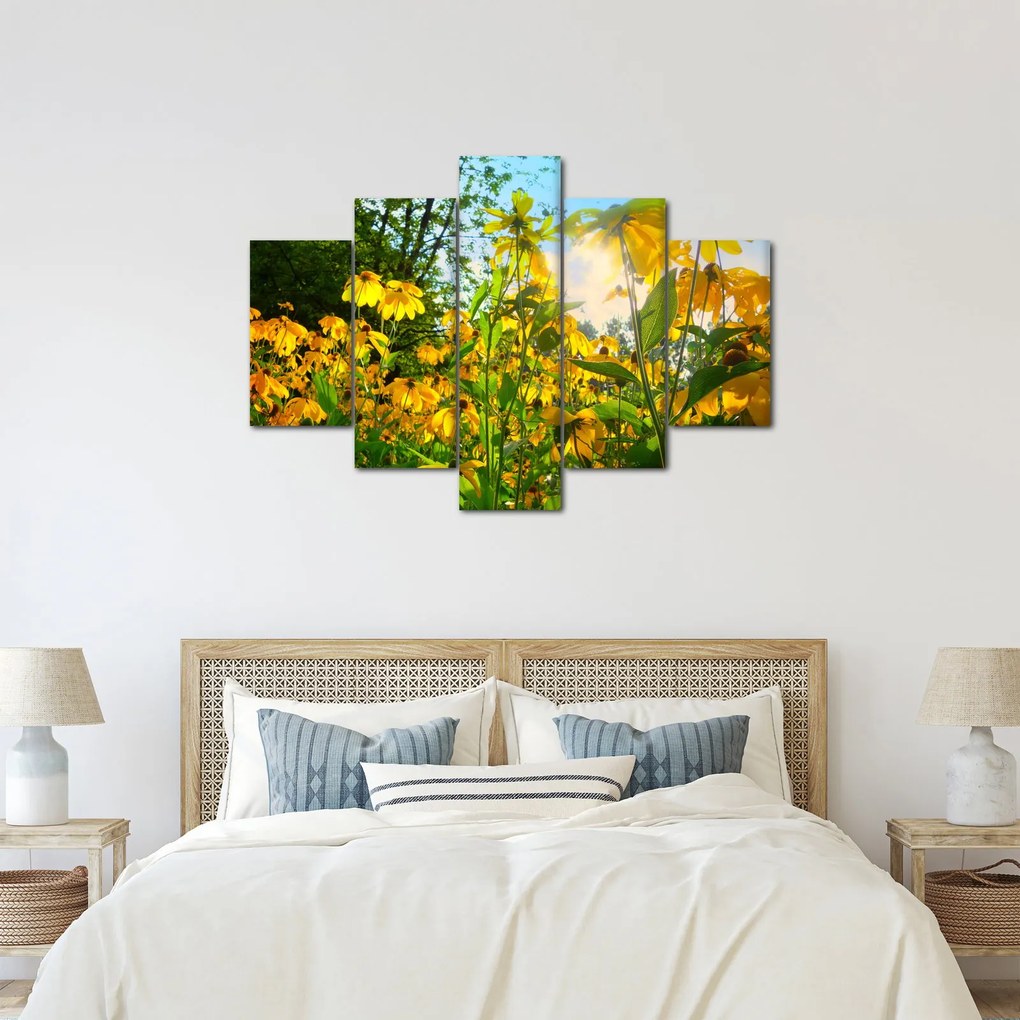 Sárga virágok képe (150x105 cm)