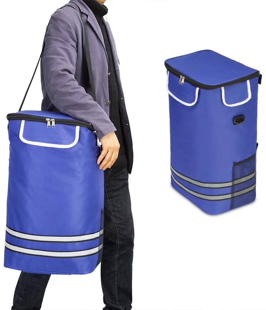 monzana® Bevásárlókocsi 56 l - kék