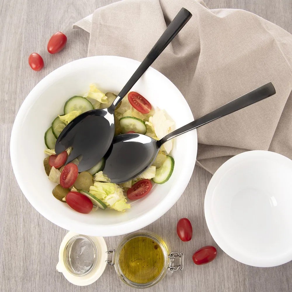 Rozsdamentes acél salátaszedő Black – Orion