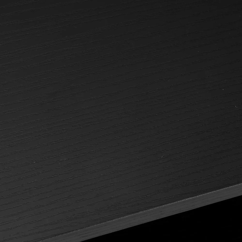 Fekete dohányzóasztal 40x80 cm Manila – Casa Selección