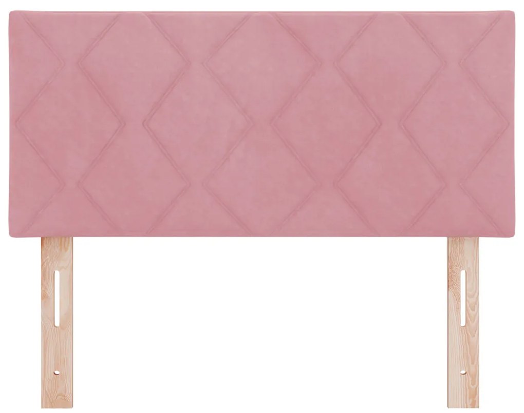 LED Fejtámla LED -es lámpákkal Rózsaszín 100 cm Bársony