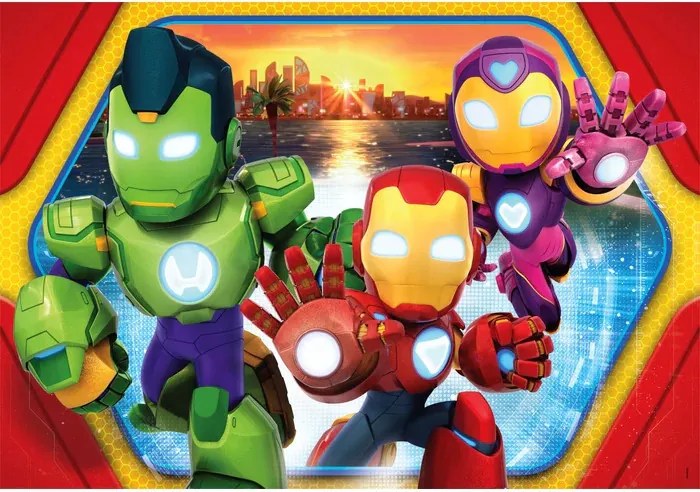 A Vasember és szupercsapata Hero Squad 24 db-os maxi puzzle Clementoni