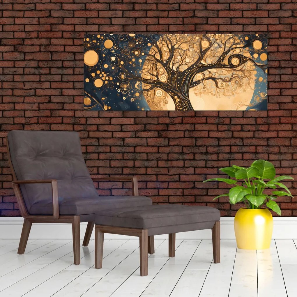 Kép – Szürrealista fa (120x50 cm)