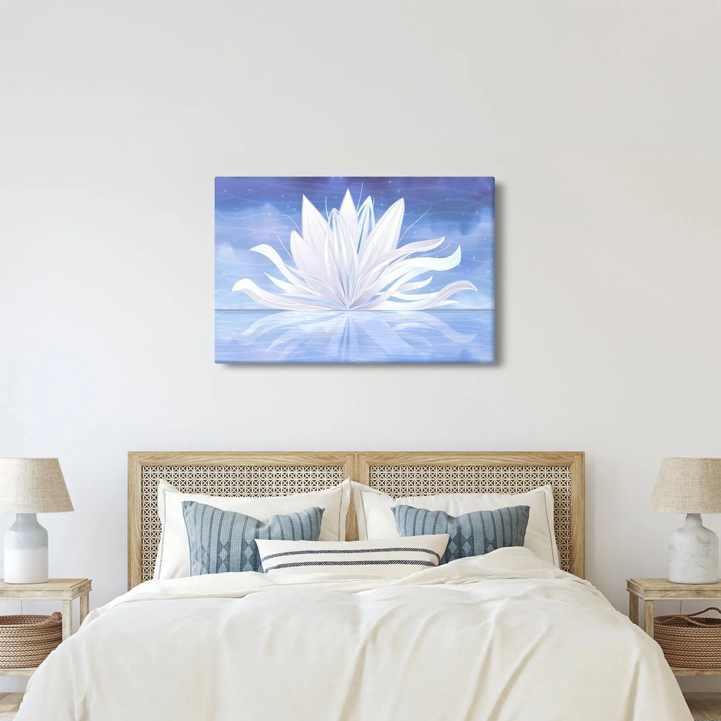 Kép - lótuszvirág (90x60 cm)
