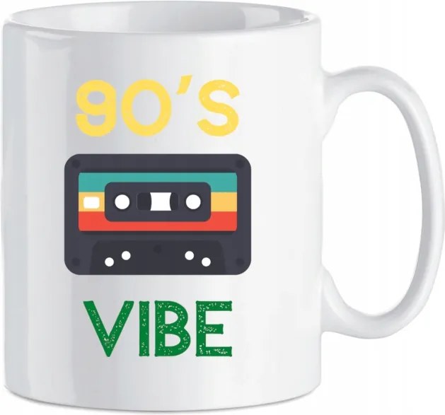 Nyomott mintás bögre Retro 90s Vibe Kerámia 330 ml