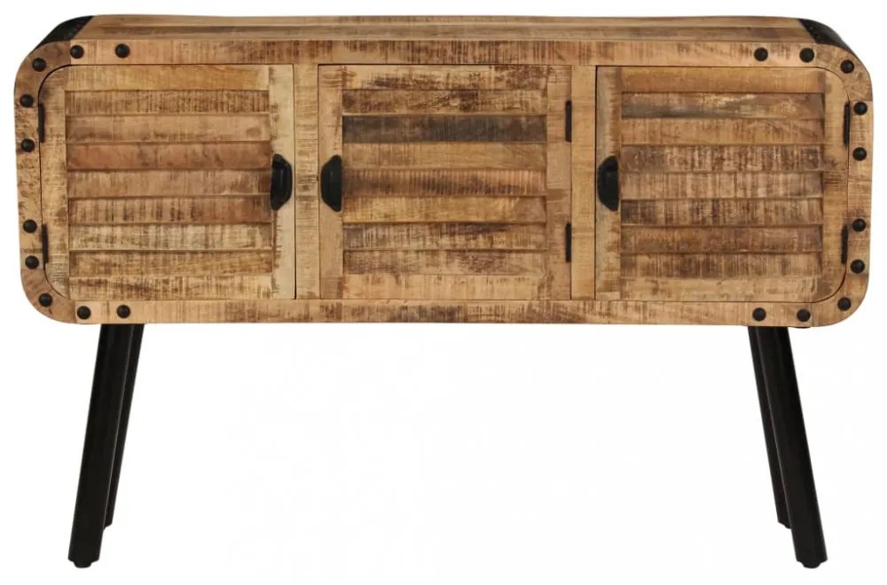 tömör mangófa tálalószekrény 120 x 30 x 76 cm