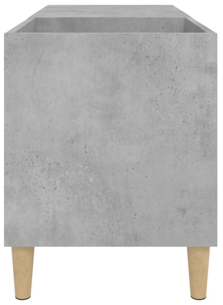 betonszürke szerelt fa hanglemezszekrény 84,5x38x48 cm