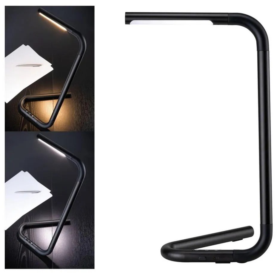 Paulmann 95424- LED/4,5W Dimmelhető érintős asztali lámpa FLEXLINK 5V/USB fekete